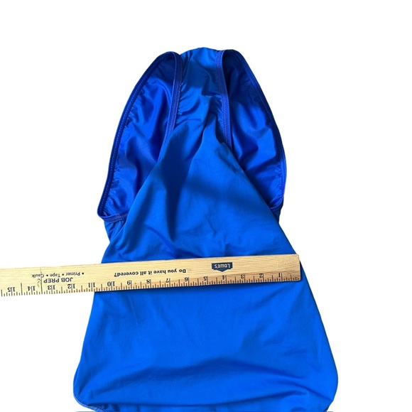 Speedo Women’x 12/38 Blue Ombre one Piece Swimsuit Swim Powerflex Eco Beach Pool - Picture 14 of 16